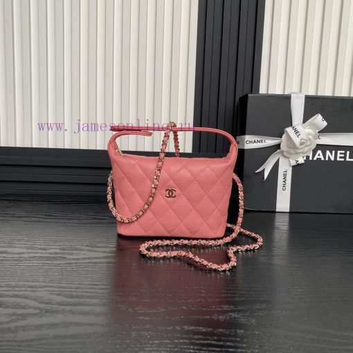 Chanel Bag Chanel 25C lunch box bag A4386 calf leather and metal chain ️ Design style Double 1ysy6qlh