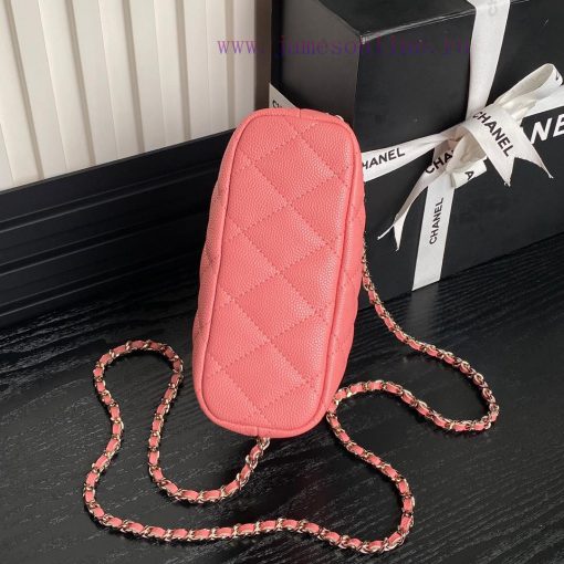 Chanel Bag Chanel 25C lunch box bag A4386 calf leather and metal chain ️ Design style Double 1ysy6qlh - Image 7