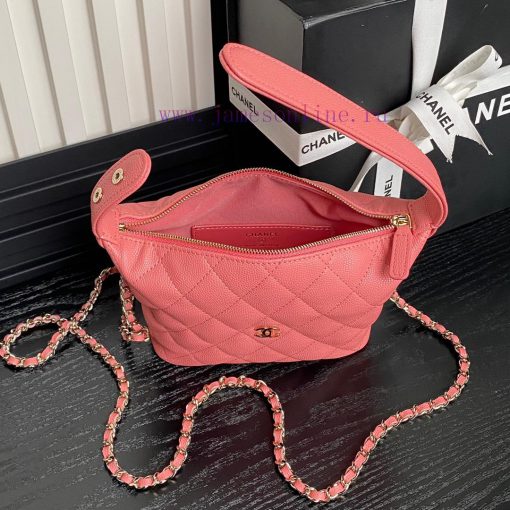 Chanel Bag Chanel 25C lunch box bag A4386 calf leather and metal chain ️ Design style Double 1ysy6qlh - Image 8