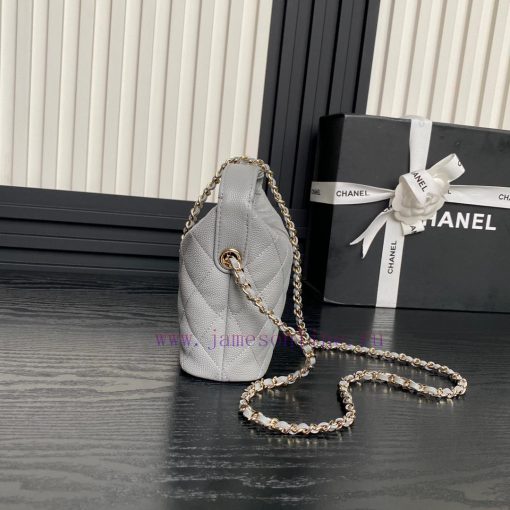 Chanel Bag Chanel 25C lunch box bag A4386 calf leather and metal chain ️ Design style Double e1rn7gdj - Image 7
