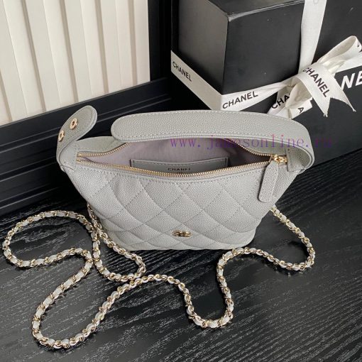 Chanel Bag Chanel 25C lunch box bag A4386 calf leather and metal chain ️ Design style Double e1rn7gdj - Image 9