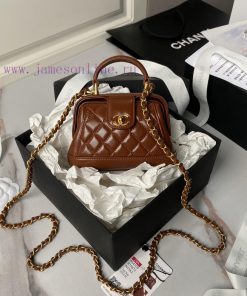 Chanel Bag Chanel 24A Mini Handmade Visit Series Doctor's Bag AS4109 Physical Super Beautifu dlvor21x