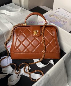 Chanel Bag Chanel 24A Handmade Visit Series Doctor's Bag AS4959 Physical Super Beautiful Oil uyrq2z5t