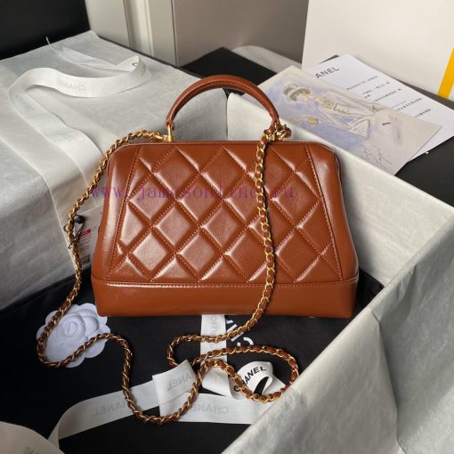 Chanel Bag Chanel 24A Handmade Visit Series Doctor's Bag AS4959 Physical Super Beautiful Oil uyrq2z5t - Image 3