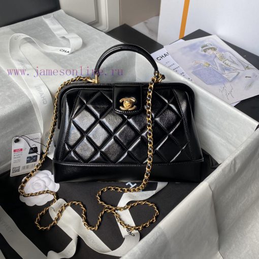 Chanel Bag Chanel 24A Handmade Visit Series Doctor's Bag AS4959 Physical Super Beautiful Oil q0ptnfso - Image 2