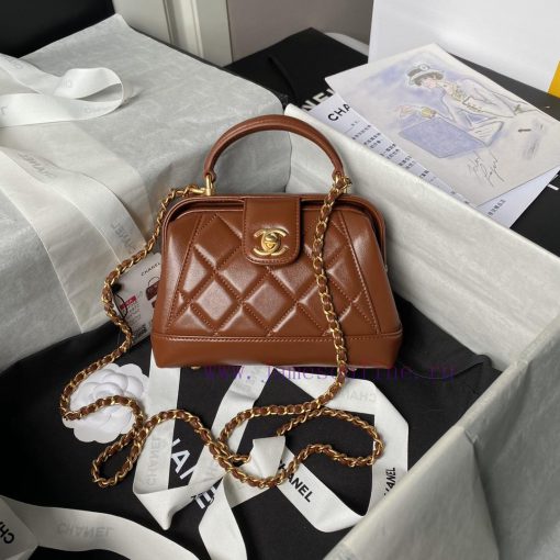 Chanel Bag Chanel 24A Handmade Visit Series Doctor's Bag AS4958 Physical Super Beautiful Oil 33u8n0x9