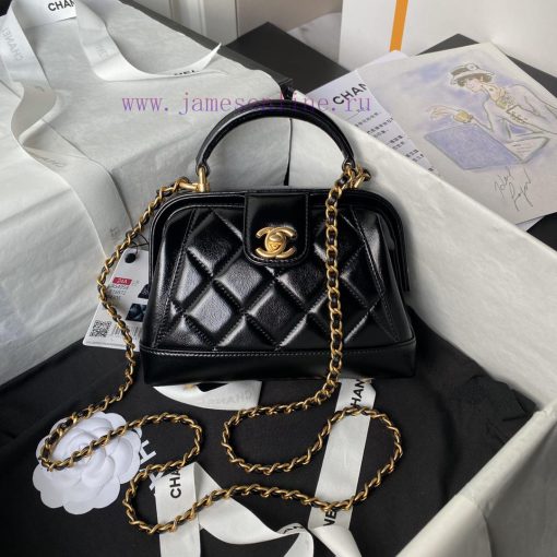 Chanel Bag Chanel 24A Handmade Visit Series Doctor's Bag AS4958 Physical Super Beautiful Oil wctt9aht