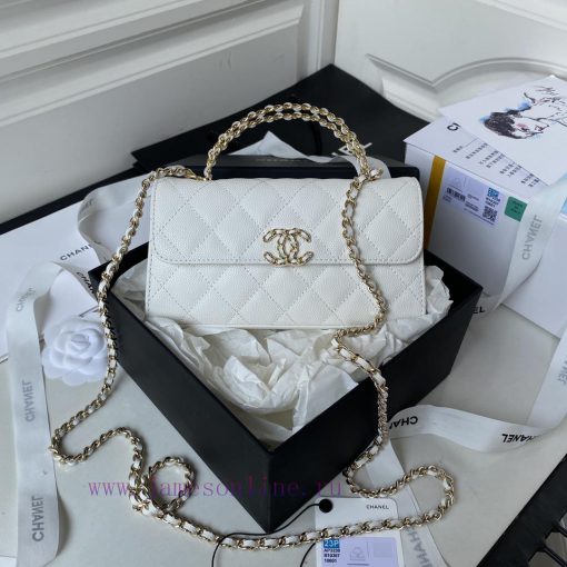 Chanel Bag Chanel 23p Black Horse Kelly Long Handle Bag🤍 Model A3238 🦢Material: Litchi cowhi qnc102ej - Image 2