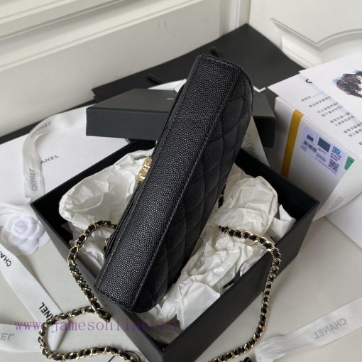 Chanel Bag Chanel 23p Black Horse Kelly Long Handle Bag🤍 Model A3238 🦢Material: Litchi cowhi mxfelsc3 - Image 7