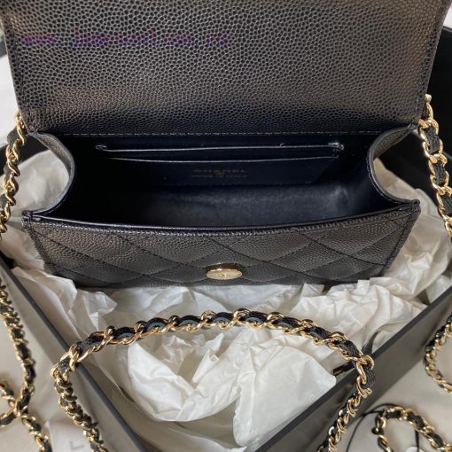 Chanel Bag Chanel 23p Black Horse Kelly Long Handle Bag🤍 Model A3237 🦢Material: Litchi cowhi c2spwap9 - Image 8