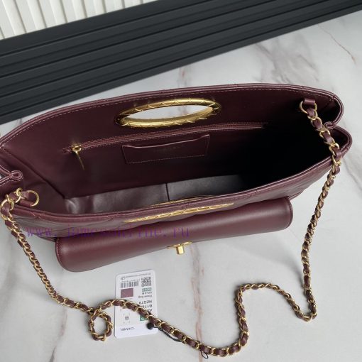 Chanel Bag Chane24B Autumn/Winter Collection Premium Banquet Bag AS5036 Sheepskin Material i aigubcr4 - Image 7