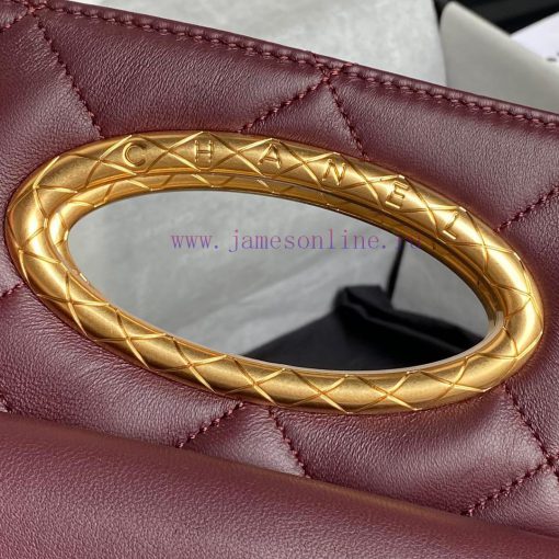 Chanel Bag Chanel ️ 24B Autumn/Winter Collection Premium Banquet Bag AS5038 Small Size 🪽 She 3qg6a614 - Image 4