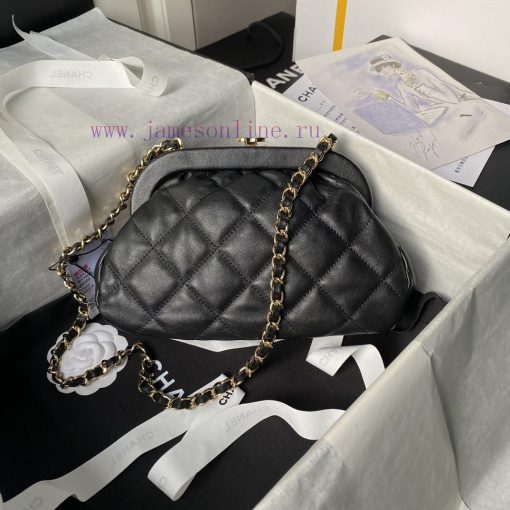 Chanel Bag Chanel 24A Cloud Bag AS4717 Banquet Bag with Superb Sheepskin Texture. The exquis v3wi3r8g