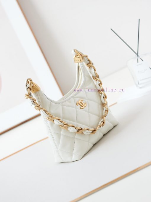 Chanel Bag 24A Advanced Handicraft Workshop Series HoboOil wax sheepskin, vintage antique go gom7fydh - Image 4