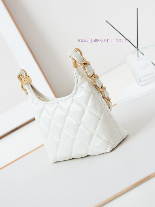 Chanel Bag 24A Advanced Handicraft Workshop Series HoboOil wax sheepskin, vintage antique go gom7fydh - Image 5
