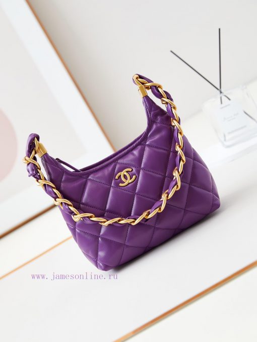 Chanel Bag 24A Advanced Handicraft Workshop Series HoboOil wax sheepskin, vintage antique go uv49awg2 - Image 2