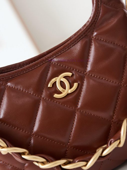 Chanel Bag 24A Advanced Handicraft Workshop Series HoboOil wax sheepskin, vintage antique go yhjp3zeg - Image 3