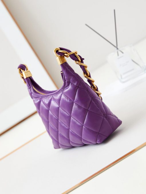 Chanel Bag 24A Advanced Handicraft Workshop Series HoboOil wax sheepskin, vintage antique go uv49awg2 - Image 5