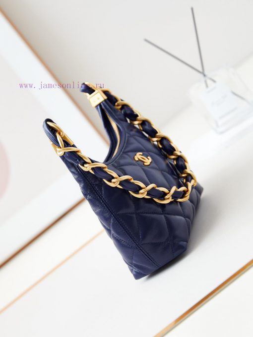 Chanel Bag 24A Advanced Handicraft Workshop Series HoboOil wax sheepskin, vintage antique go rd0ngdf5 - Image 4
