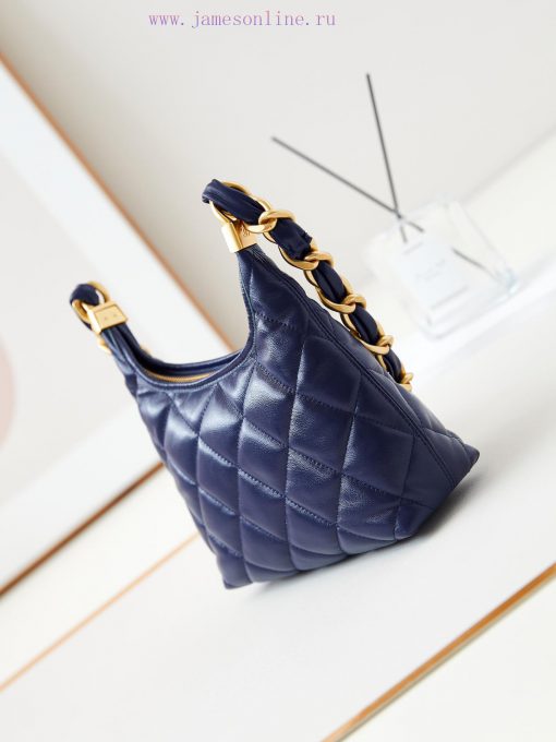 Chanel Bag 24A Advanced Handicraft Workshop Series HoboOil wax sheepskin, vintage antique go rd0ngdf5 - Image 5