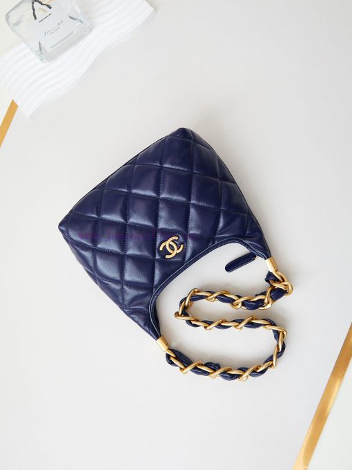 Chanel Bag 24A Advanced Handicraft Workshop Series HoboOil wax sheepskin, vintage antique go rd0ngdf5 - Image 8