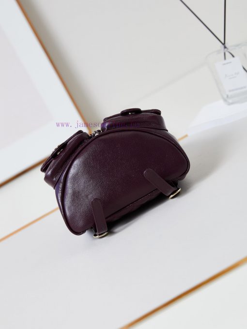 Chanel Bag The 24B super popular double backpack is very small in size, almost the same size 9ch245b7 - Image 8