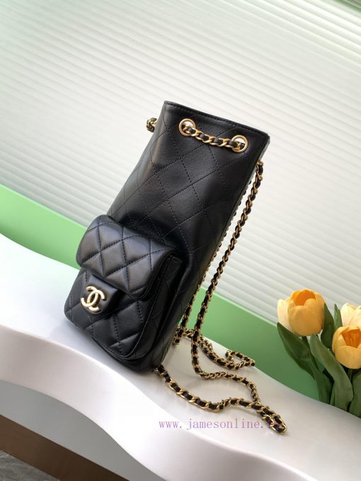 Chanel Bag 25C Early Spring Vacation Series Sheepskin Backpack Shoulder Straps Still Leather cy3evxw2 - Image 3