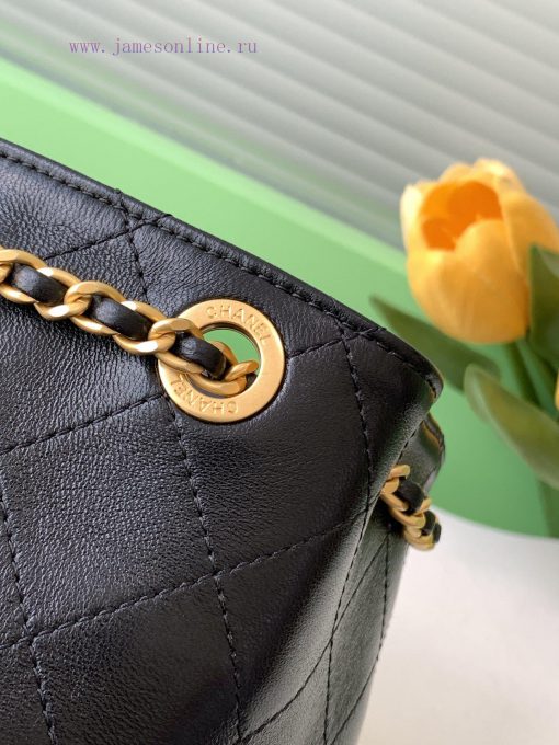 Chanel Bag 25C Early Spring Vacation Series Sheepskin Backpack Shoulder Straps Still Leather cy3evxw2 - Image 6