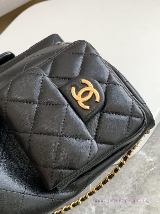 Chanel Bag 25C Early Spring Vacation Series Sheepskin Backpack Shoulder Straps Still Leather cy3evxw2 - Image 7
