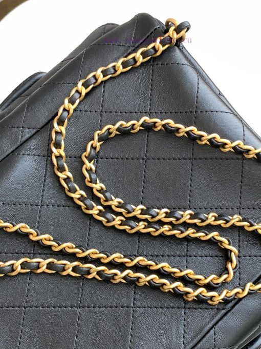 Chanel Bag 25C Early Spring Vacation Series Sheepskin Backpack Shoulder Straps Still Leather cy3evxw2 - Image 8