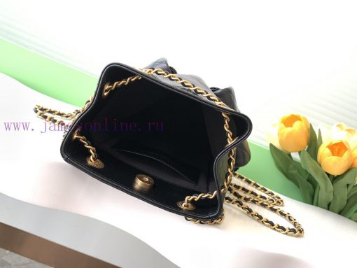 Chanel Bag 25C Early Spring Vacation Series Sheepskin Backpack Shoulder Straps Still Leather cy3evxw2 - Image 9
