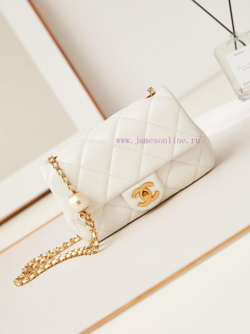 Chanel Bag The 24S pearl rice dumpling xiang grandma's classic bag type came back as the ret jd5004cj