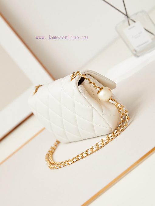Chanel Bag The 24S pearl rice dumpling xiang grandma's classic bag type came back as the ret jd5004cj - Image 6