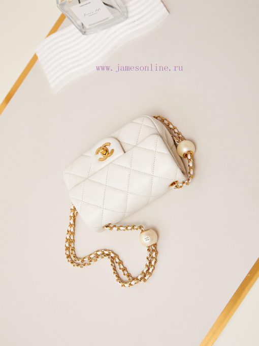 Chanel Bag The 24S pearl rice dumpling xiang grandma's classic bag type came back as the ret uzdkafdo - Image 8
