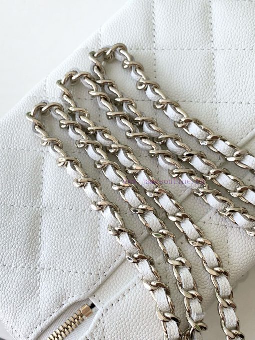 Chanel Bag The 25C lunch box bag is exquisite and compact, with a chain handle and granular bwin3q1y - Image 7