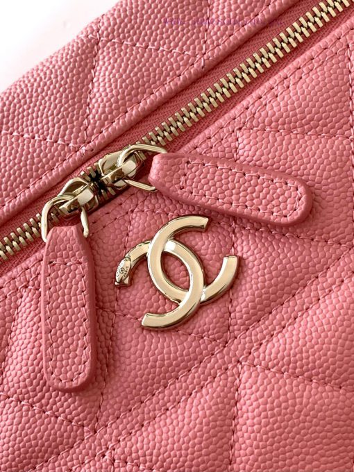 Chanel Bag The 25C lunch box bag is exquisite and compact, with a chain handle and granular 1ovuzv79 - Image 6