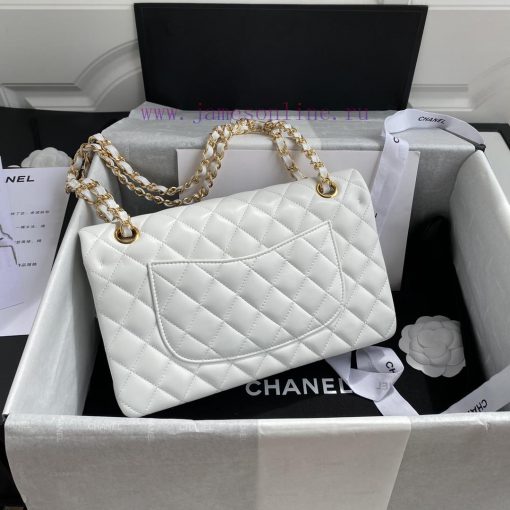 Chanel Bag White | French high-end customized product Chanel Classic Flap Bag A01112 interpr oohy9zzg - Image 3