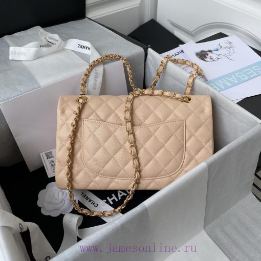 Chanel Bag   ↘️ The high-end French custom-made Chanel Classic Flap Bag A01112 caviar embodi i2pg8c7e - Image 3