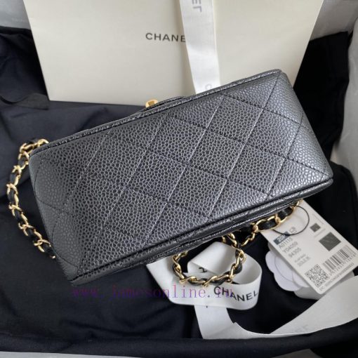 Chanel Bag Fang Pangzi CF1115 imported cowhide ball pattern diamond grid fullness has reache g91z0p0k - Image 7