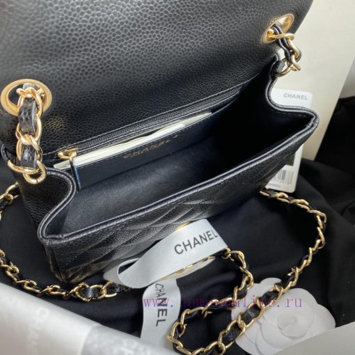 Chanel Bag Fang Pangzi CF1115 imported cowhide ball pattern diamond grid fullness has reache g91z0p0k - Image 9