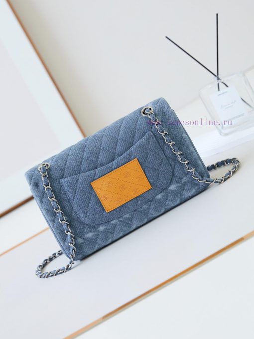 Chanel Bag Chanel vintage limited edition denim graffitiLarge CF 25cm qe7gxj8w - Image 5