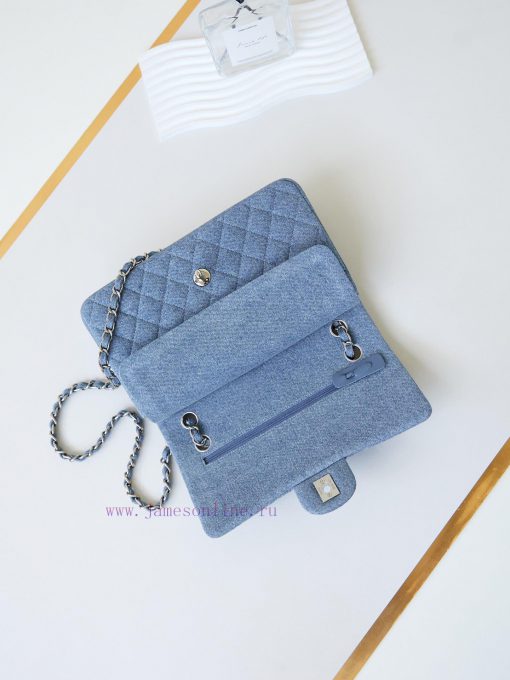 Chanel Bag Chanel vintage limited edition denim graffitiLarge CF 25cm qe7gxj8w - Image 8
