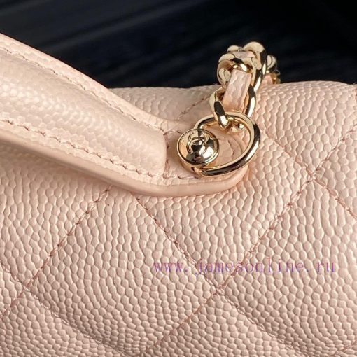 Chanel Bag Chanel 25C Spring New A4406 Logo Handheld Backpack with One Shoulder calf leather w5f4667w - Image 6
