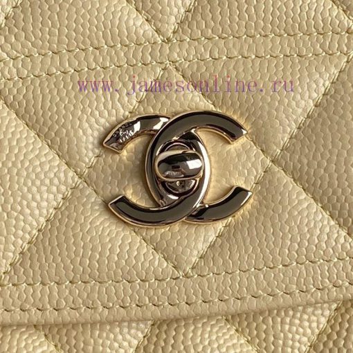 Chanel Bag Chanel 25C Spring New A4406 Logo Handheld Backpack with One Shoulder calf leather 3q9busyt - Image 4