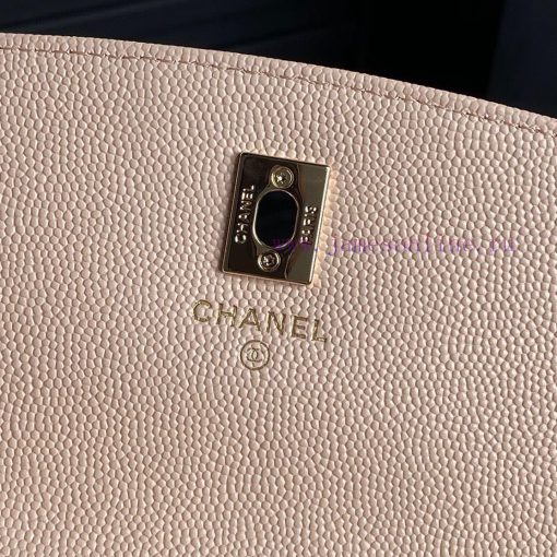 Chanel Bag Chanel 25C Spring New A4406 Logo Handheld Backpack with One Shoulder calf leather w5f4667w - Image 10