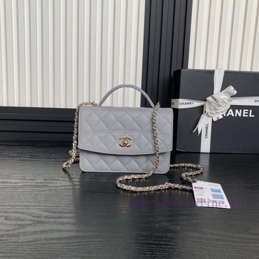 Chanel Bag Chanel 25C Spring New A4406 Logo Handheld Backpack with One Shoulder calf leather xj396khx - Image 2