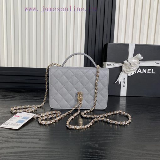 Chanel Bag Chanel 25C Spring New A4406 Logo Handheld Backpack with One Shoulder calf leather xj396khx - Image 3