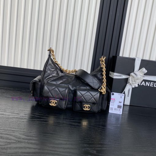 Chanel Bag  Chanel 🧩 25C early spring series AS5339 Hoho hippie bag with double bag opening 9adxazro - Image 2