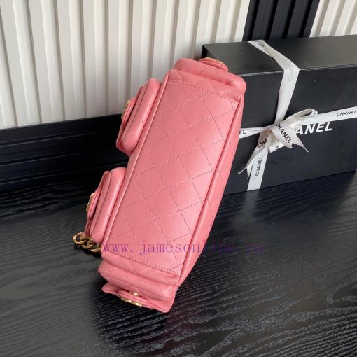 Chanel Bag  Chanel 🧩 25C early spring series AS5339 Hoho hippie bag with double bag opening 4gb016lv - Image 8