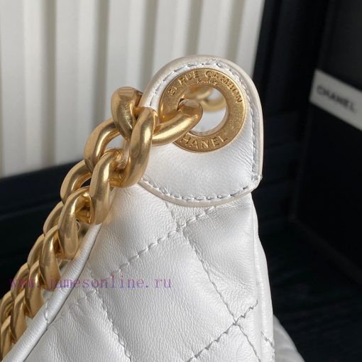Chanel Bag  Chanel 🧩 25C early spring series AS5339 Hoho hippie bag with double bag opening 0096nwit - Image 8